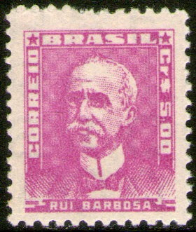 Brasil Sello Mint Ruy Barbosa X 5 Cruceros Años 1954-56 