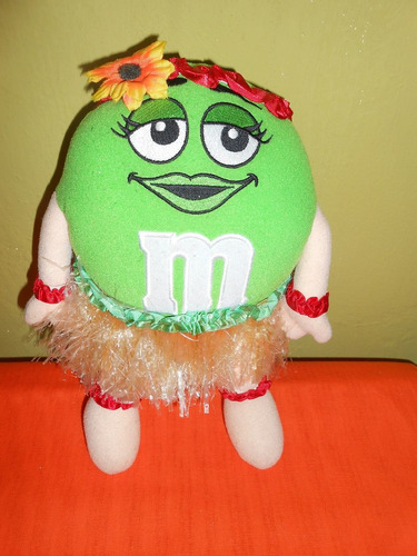 Peluche M&ms Verde Hawaiana 24 Cms Myms Green