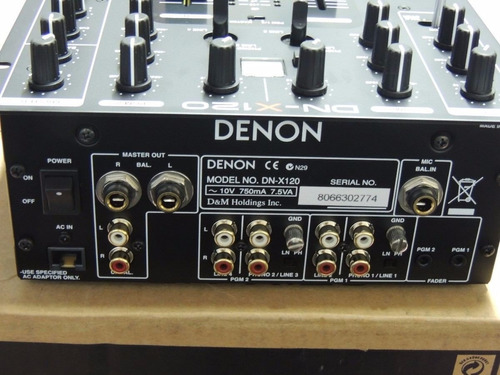 Mixer Denon Dn - X120 Novo Na Caixa Com Nfe E Garantia!!!
