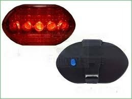 Imagen 3 de 9 de Kit Luz De 5 Led Delantera Y 5 Led Trasera Para Bicicleta