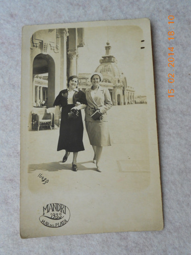 Mar Del Plata Foto Postal Rambla Año 1933