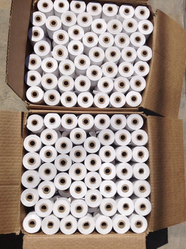 Imagen 1 de 5 de Rollos De Papel Termico 50mmx45 P/ Imp. Zebra Imz-220 C/50