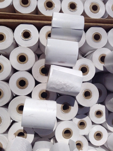 Imagen 2 de 5 de Rollos De Papel Termico 50mmx45 P/ Imp. Zebra Imz-220 C/50