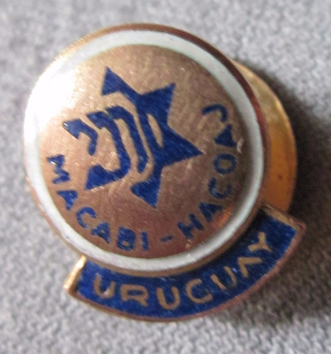 Antiguo Pin Club Deportivo Macabi Hacoaj Uruguay