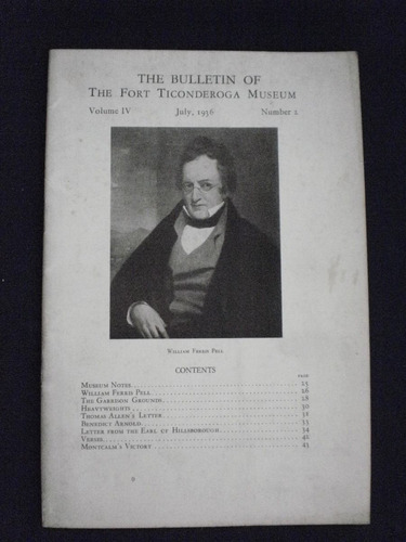 The Fort Ticonderoga Museum V Iv Julio 1936 N 2
