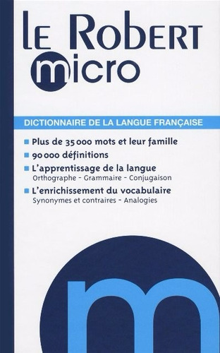 Francés, Le Robert Micro Dictionnaire De La Langue Francaise