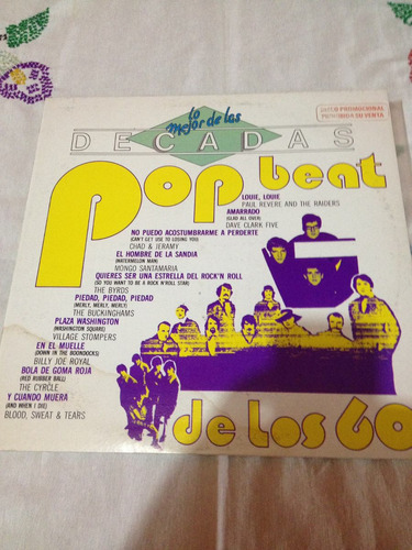 Decadas Pop Beat Disco De Vinil Varios Grupos 