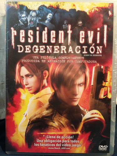 Dvd Resident Evil Degeneracion / Degeneration