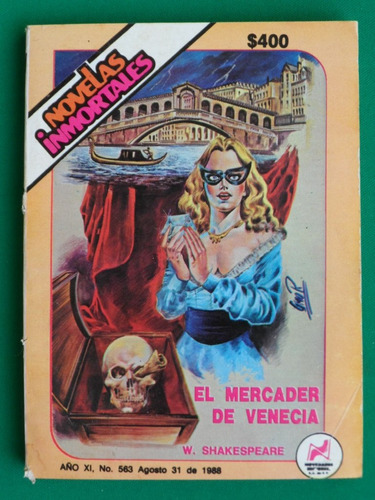 1988 Novelas Inmortales #563 El Mercader De Venecia William