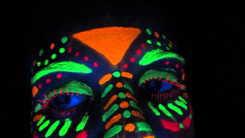 Pintura Fluorescente Neon Para Maquillaje
