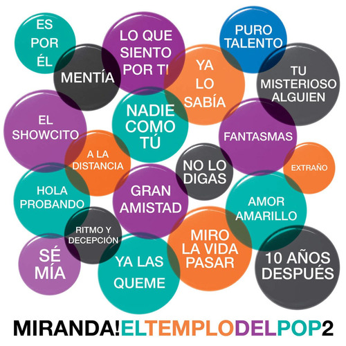 Cd Miranda El Templo Del Pop 2 Nuevo Sellado