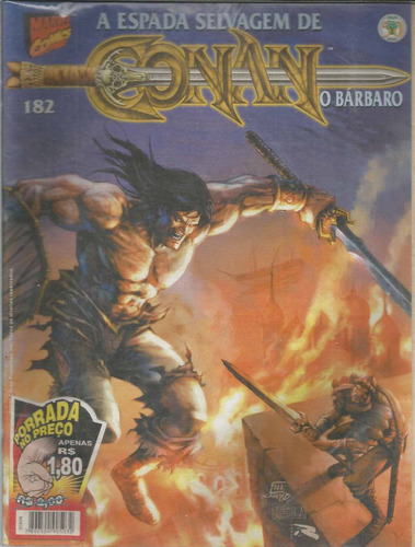 A Espada Selvagem De Conan 182  Abril Bonellihq Cx50 E19