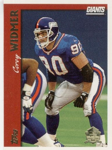 1997 Topps Minted In Canton Corey Widmer Giants