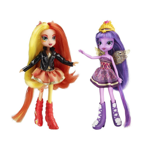 Set X 2 My Little Pony Sunset & Twilight (23 Cm) A0325