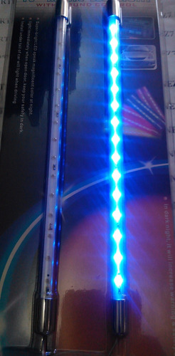 Luces Led Tipo Platina O Tubo Azul 15 Pulgadas Universal