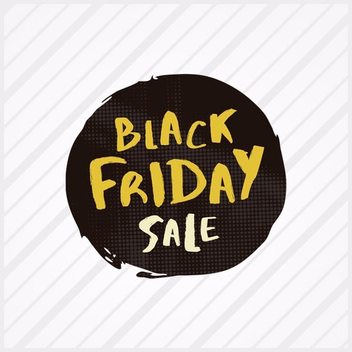 Adesivo Para Vitrine Black Friday Sale + Aplicador Grátis