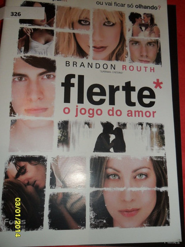 Dvd Flerte O Jogo Do Amor   Brando Routhfrete R$ 8,00