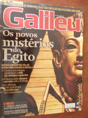 Galileu - Os Novos Mistérios Do Egito/ciência Da Sedução