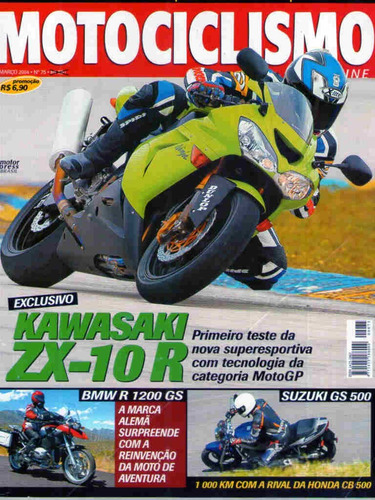 Motociclismo 75 * Kawasaki Zx-10r * Cbr 1100 Xx * Bandit * G