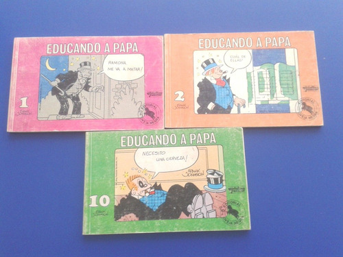 Revistas Comics Educando A Papa 1987 Set De 3