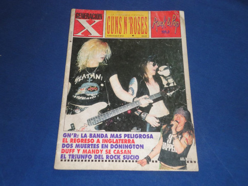 Revista Generacion X - Historia Guns And Roses Nº6