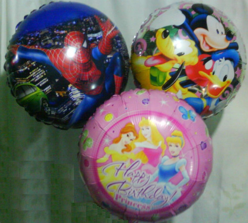 Globos Metalizados Motivos Infantiles Niñas (o).
