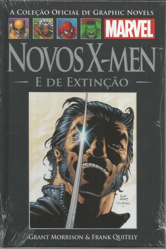 A Coleção Oficial De Graphic Novels Marvel Nº 23 - Novos X-men - E De Extinção - Editora Salvat - Capa Dura - Bonellihq Cx133 J19