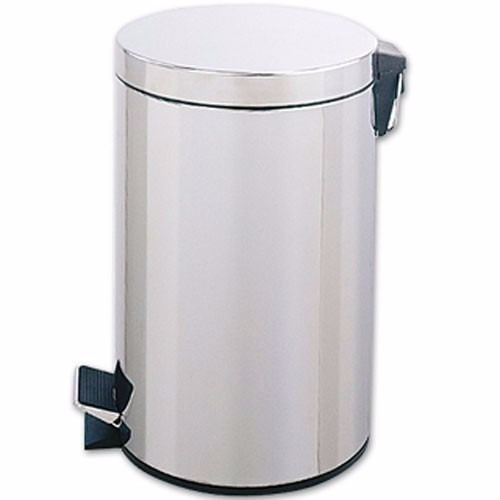Imagen 7 de 9 de Set 2 Cestos Tachos De Basura Acero Inox 3 Y 12 Lt Outlet