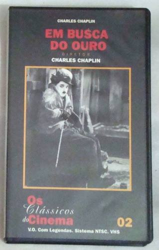 Vhs  -  Em Busca Do Ouro   -  Charles Chaplin