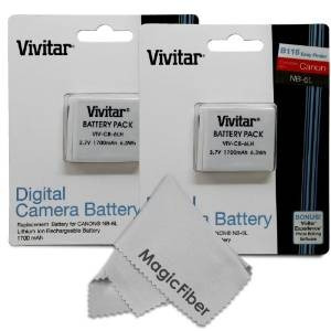 Vivitar Nb-6l / Nb-6lh Ultra De Alta Capacidad De 1700mah Li