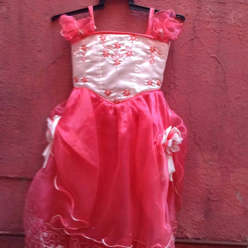 Vestido De 3 Años Para Presentacion Col. Coral (Usado)