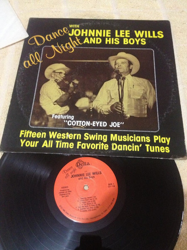 Johnnie Lee Wills Country Disco De Vinil Original Importado