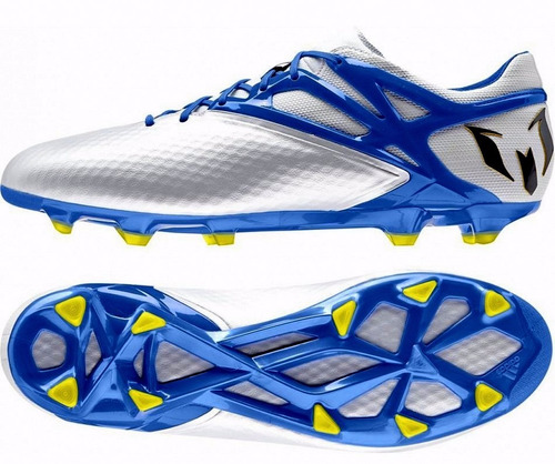 Botines Adidas Messi 15 1 Fg White Blue Profesional Promo Mercado Libre Botines Adidas Messi 15 1 Fg White Blue Profesional Promo Mercado Libre
