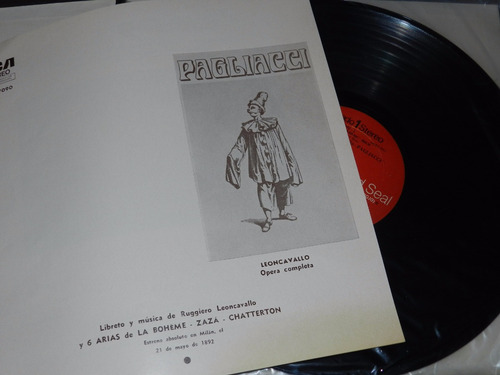 Vinilo 0789 - Leoncavallo - Pagliacci - Arias Opera - 2 L P (Usado)
