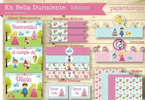 Kit Imprimible Bella Durmiente!