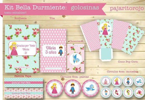 Kit Imprimible Bella Durmiente!