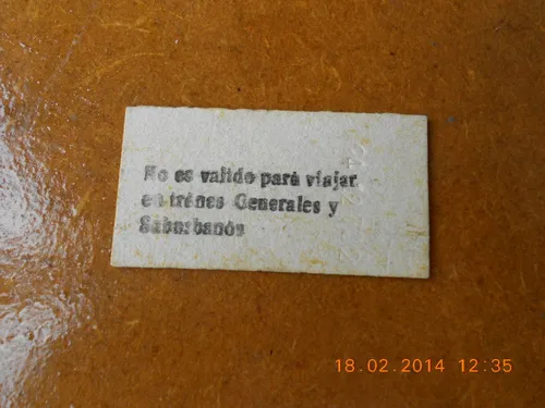 Boleto Usado De Ferrocarril Sarmiento Año 1970 (Usado)