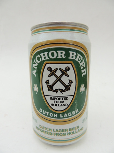 Lata Antiga De Coleção - Cheia  - Anchor Beer Dutch Lager