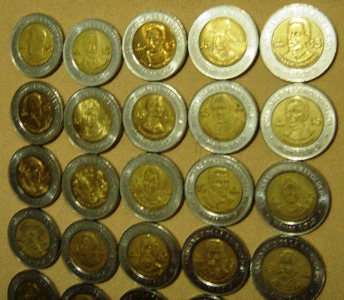 Monedas De $5 Pesos Bicentenario Y Centenario