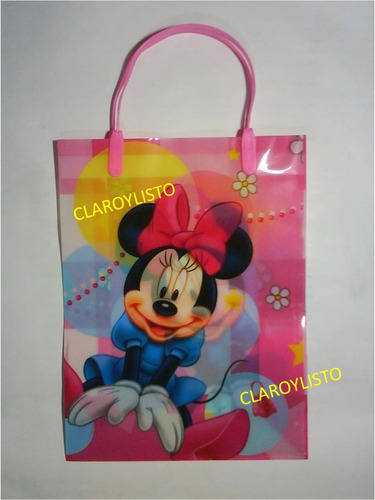 Bolsas Minnie, Dora, Princesas Peppa Pig Monster H. Cotillón