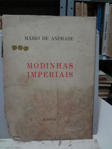 Livro  Modinhas Imperiais  Mario De Andrade
