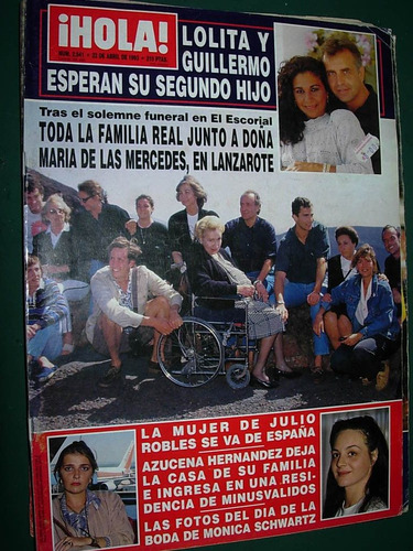 Revista Hola España 2541 Lolita Flores Monaco Diana Schwartz