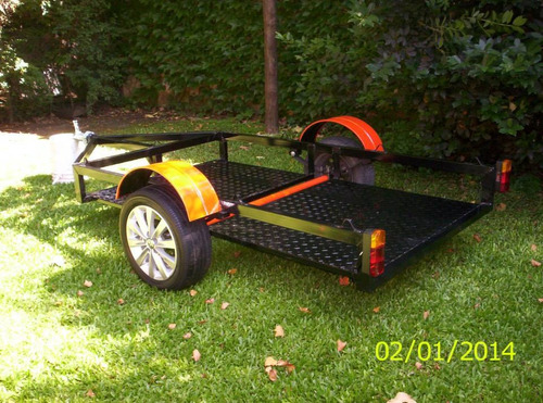 Trailer Doble C/ Rampa Para Dos Cuatri