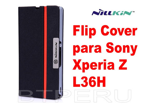 Flip Cover Funda Para Sony Xperia Z L36h Protector C6603