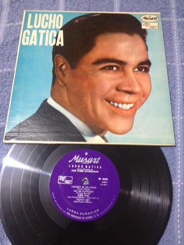 Lucho Gatica Disco De Vinil Originaldisco De 8 Canciones 