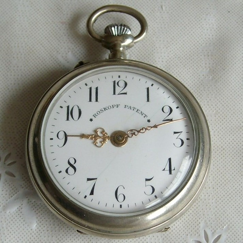 Relógio De Bolso Roskopf Patent,