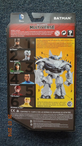 Batman Zero Year Año Cero Dc Multiverse 2016 Justice Buster (Usado)