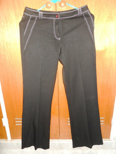 Pantalón Negro De Vestir Studio F. Dama. Talla 8