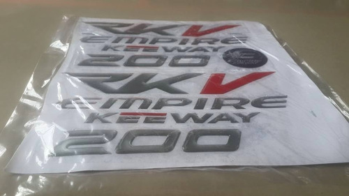 Kit Emblemas De Recina Alto Relieve Empire Rkv 200