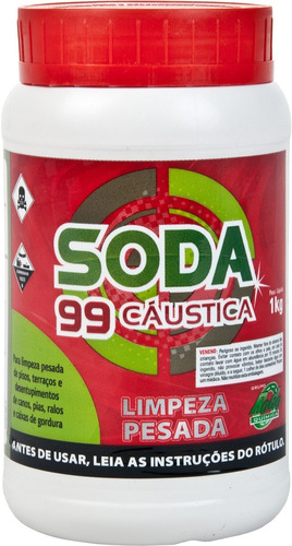 Soda Cáustica 99 - 1kg - Rodoquimica